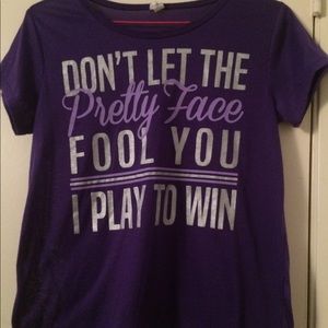 Purple Girls Graphic Tees